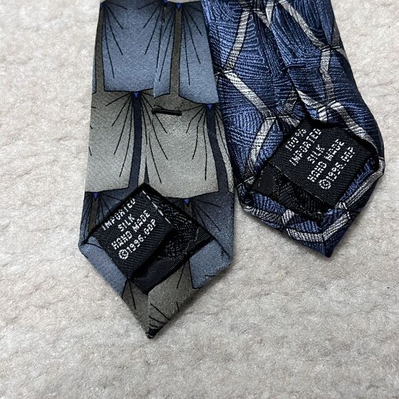 Vintage 1996 Grateful Dead Ties 100% Silk Geometric 58X3.5” - Picture 4 of 7